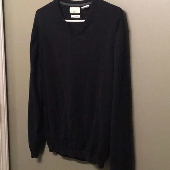 Men’s Cotton CASHMERE WEATHERPROOF sweater men’s size large - Picture 1 of 7
